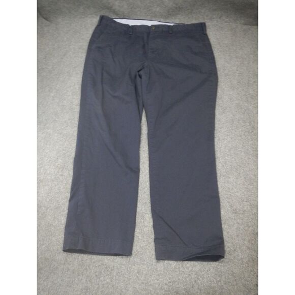 Polo Ralph Lauren The Polo Chino Pants Mens 40x30 Blue Straight Fit Cotton Twill - Picture 1 of 13